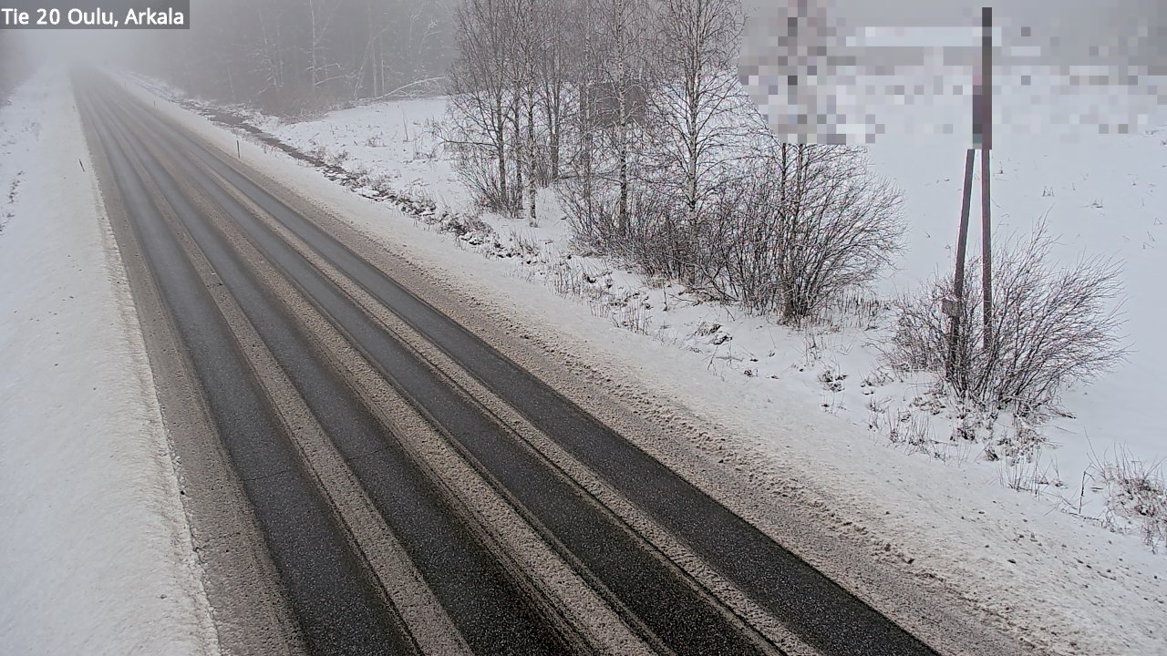 Weather Camera Image Road 20 Oulu, Arkala, Oulu, Pohjois-Pohjanmaa