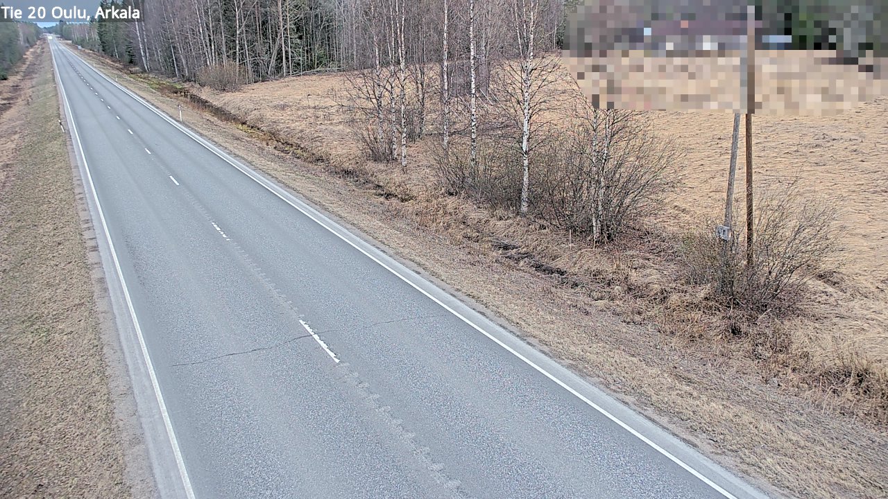Weather Camera Image Road 20 Oulu, Arkala, Oulu, Pohjois-Pohjanmaa