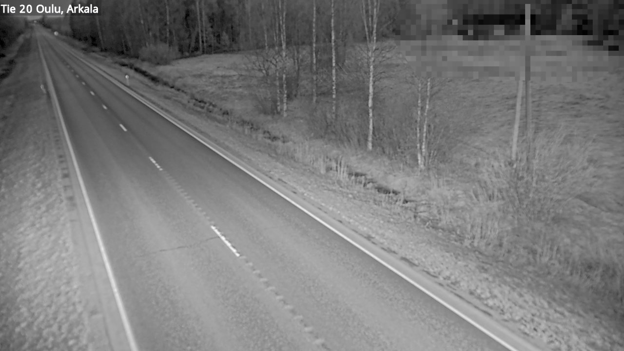 Weather Camera Image Road 20 Oulu, Arkala, Oulu, Pohjois-Pohjanmaa
