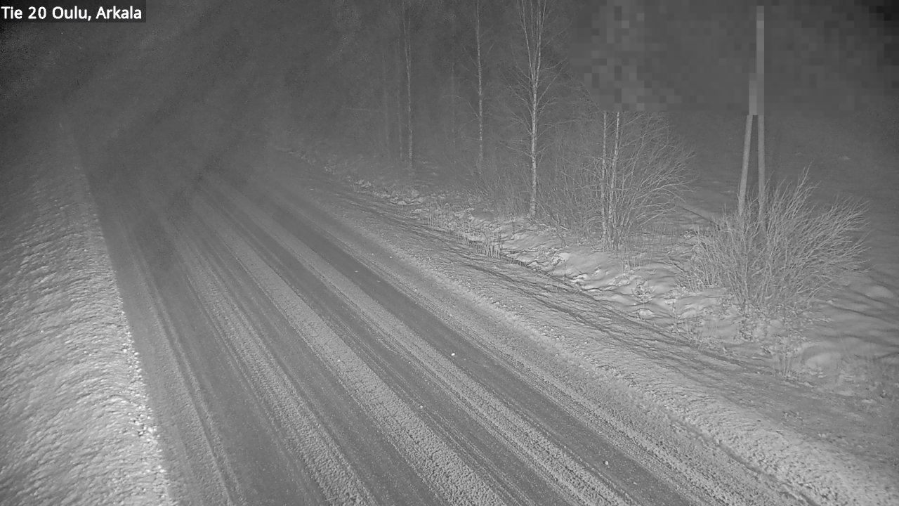 Weather Camera Image Road 20 Oulu, Arkala, Oulu, Pohjois-Pohjanmaa