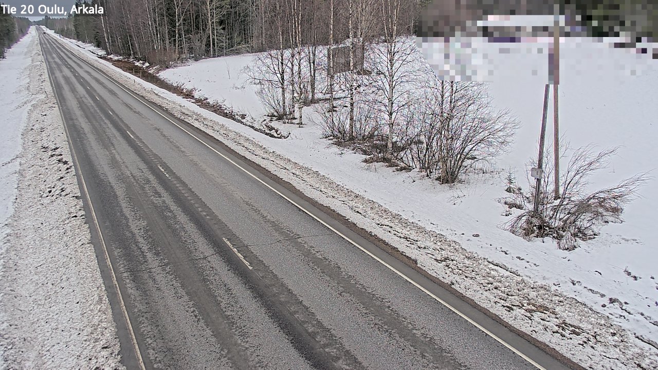 Weather Camera Image Road 20 Oulu, Arkala, Oulu, Pohjois-Pohjanmaa