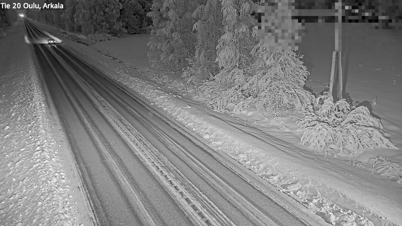 Weather Camera Image Road 20 Oulu, Arkala, Oulu, Pohjois-Pohjanmaa