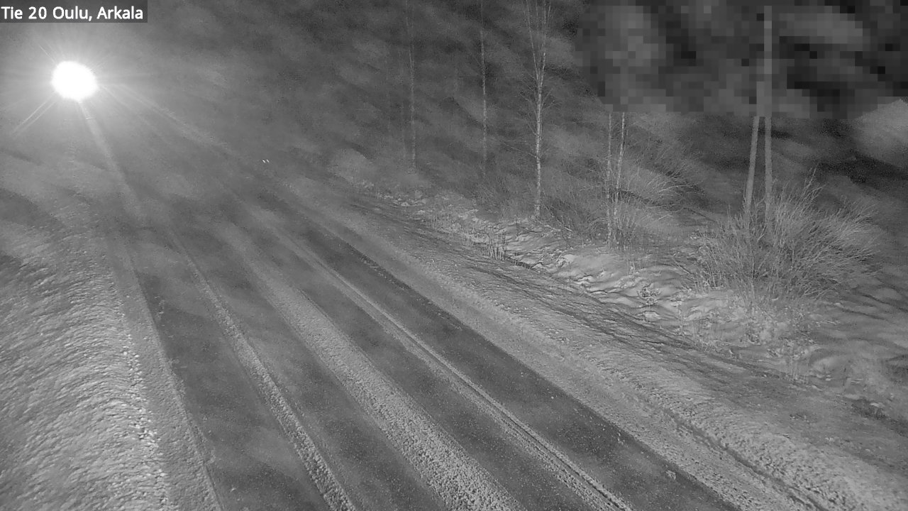 Weather Camera Image Väg 20 Oulu, Arkala, Oulu, Pohjois-Pohjanmaa