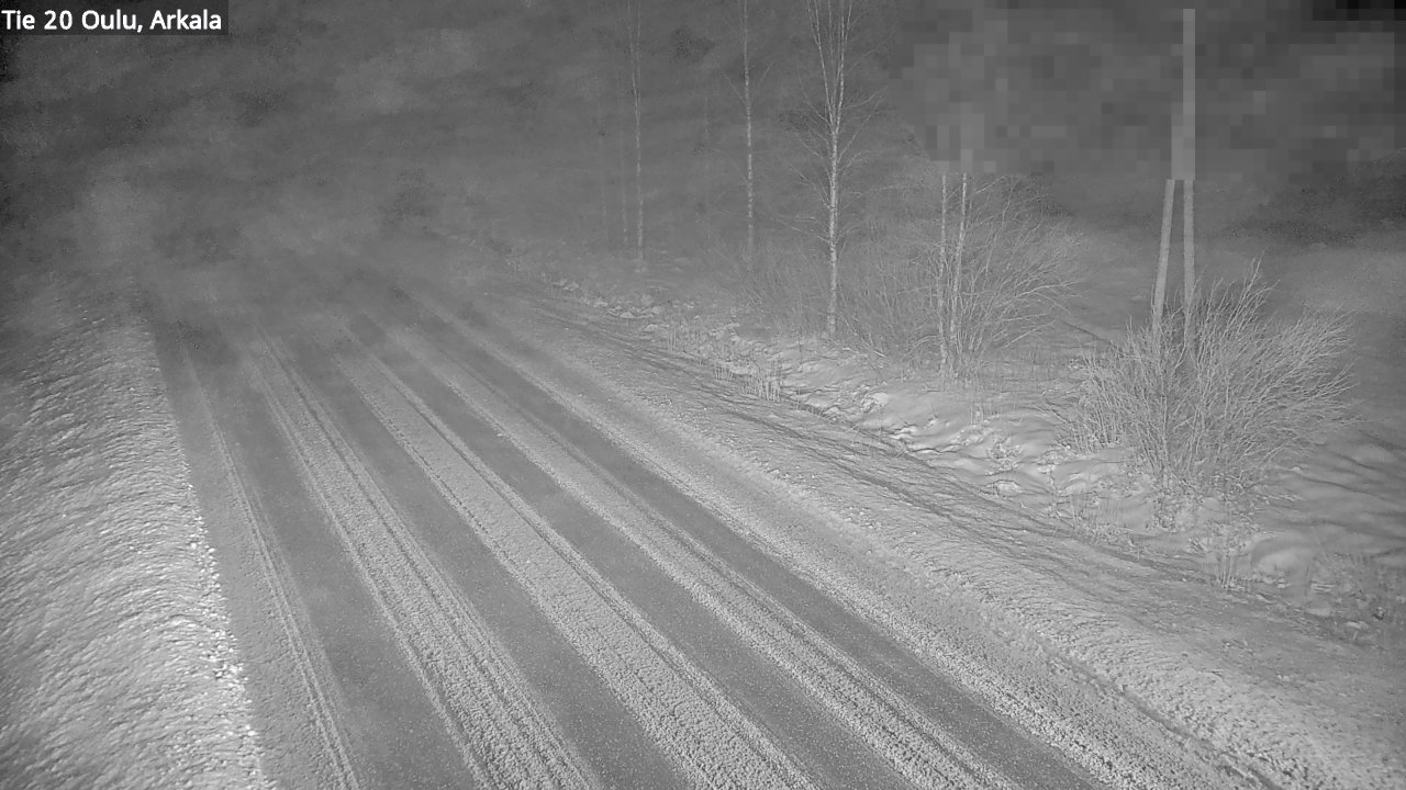Weather Camera Image Road 20 Oulu, Arkala, Oulu, Pohjois-Pohjanmaa