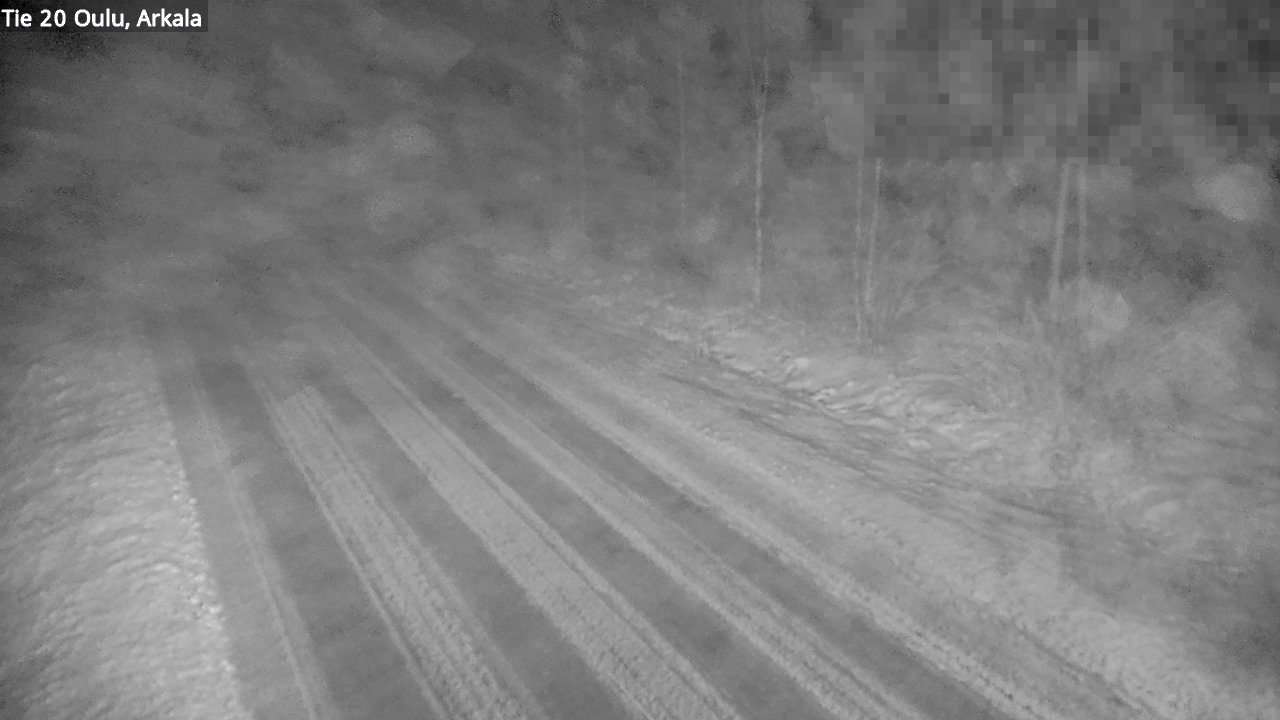 Weather Camera Image Road 20 Oulu, Arkala, Oulu, Pohjois-Pohjanmaa