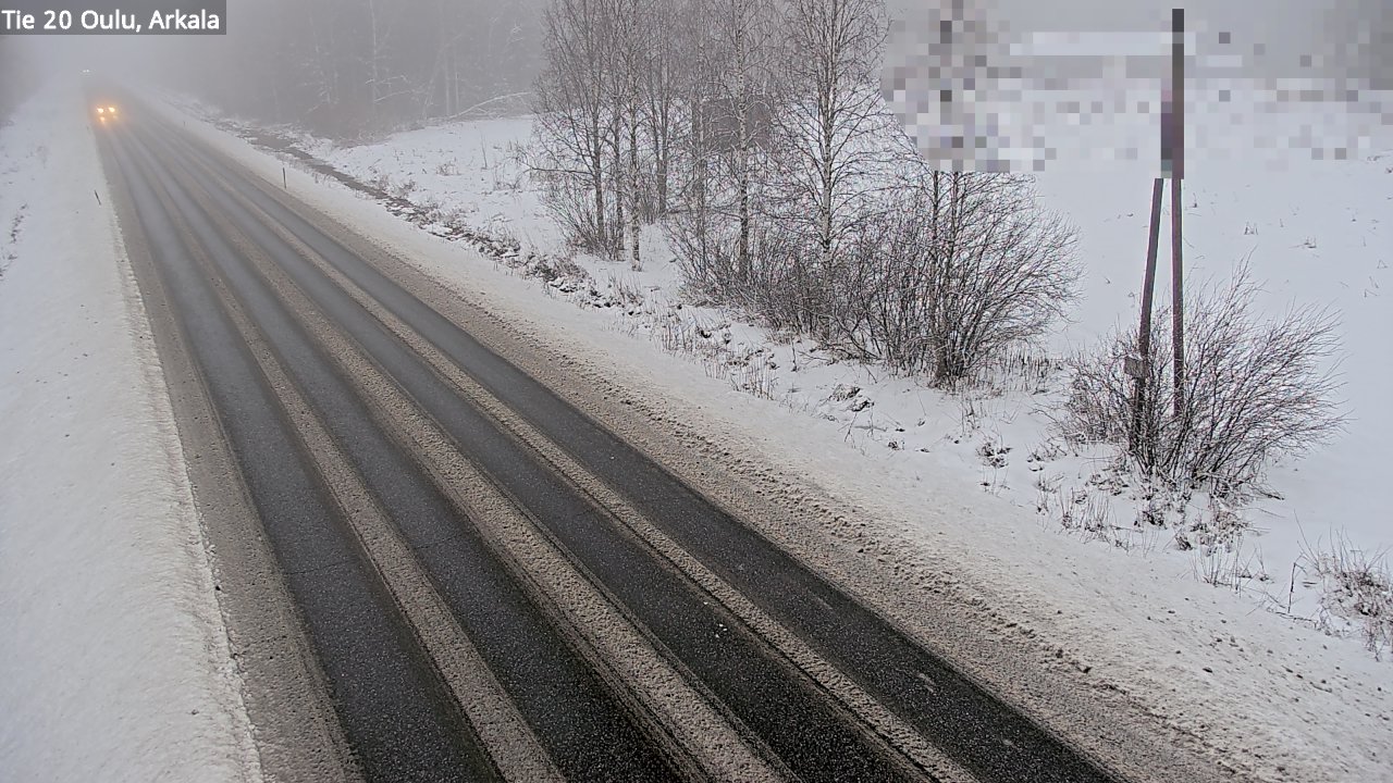 Weather Camera Image Väg 20 Oulu, Arkala, Oulu, Pohjois-Pohjanmaa