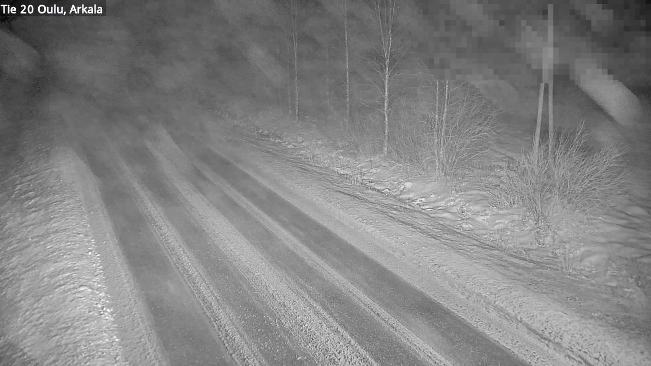 Weather Camera Image Väg 20 Oulu, Arkala, Oulu, Pohjois-Pohjanmaa