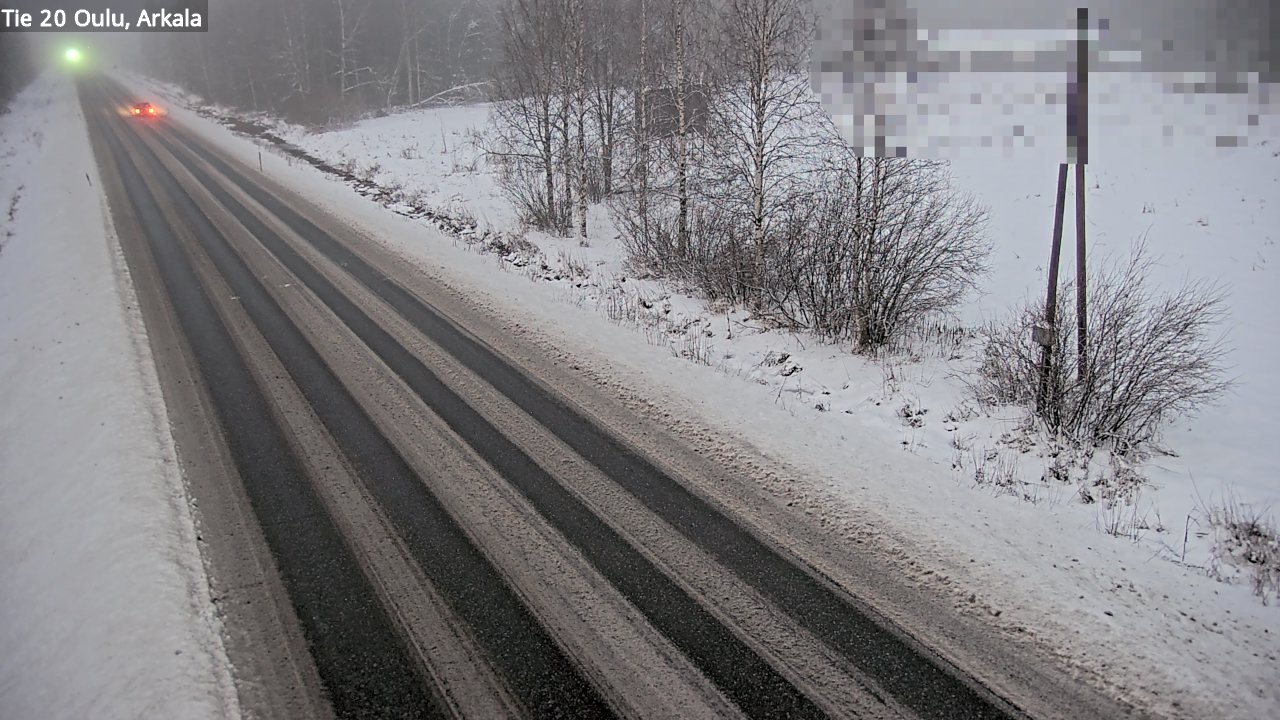 Weather Camera Image Road 20 Oulu, Arkala, Oulu, Pohjois-Pohjanmaa