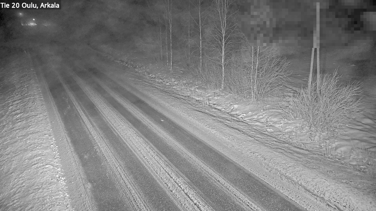 Weather Camera Image Väg 20 Oulu, Arkala, Oulu, Pohjois-Pohjanmaa