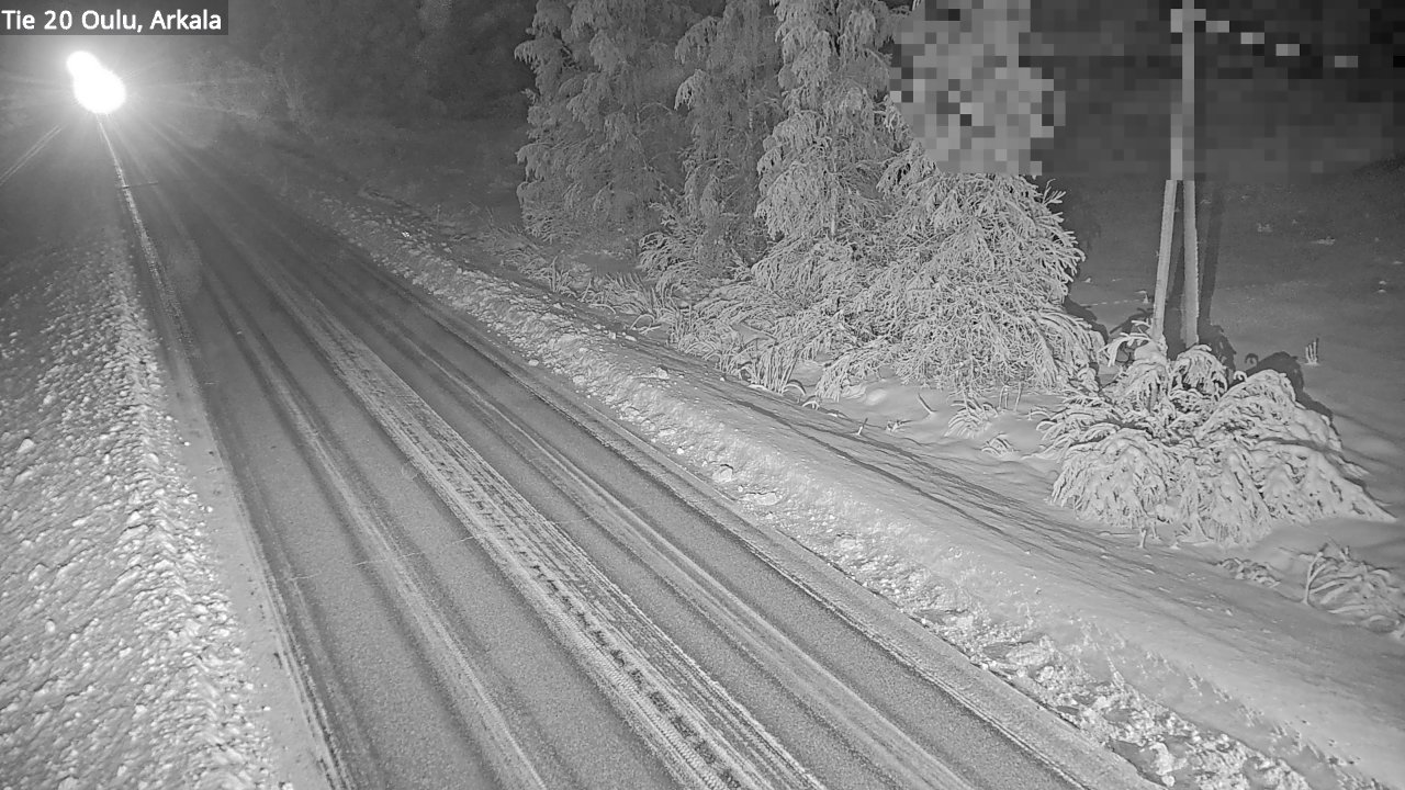 Weather Camera Image Road 20 Oulu, Arkala, Oulu, Pohjois-Pohjanmaa