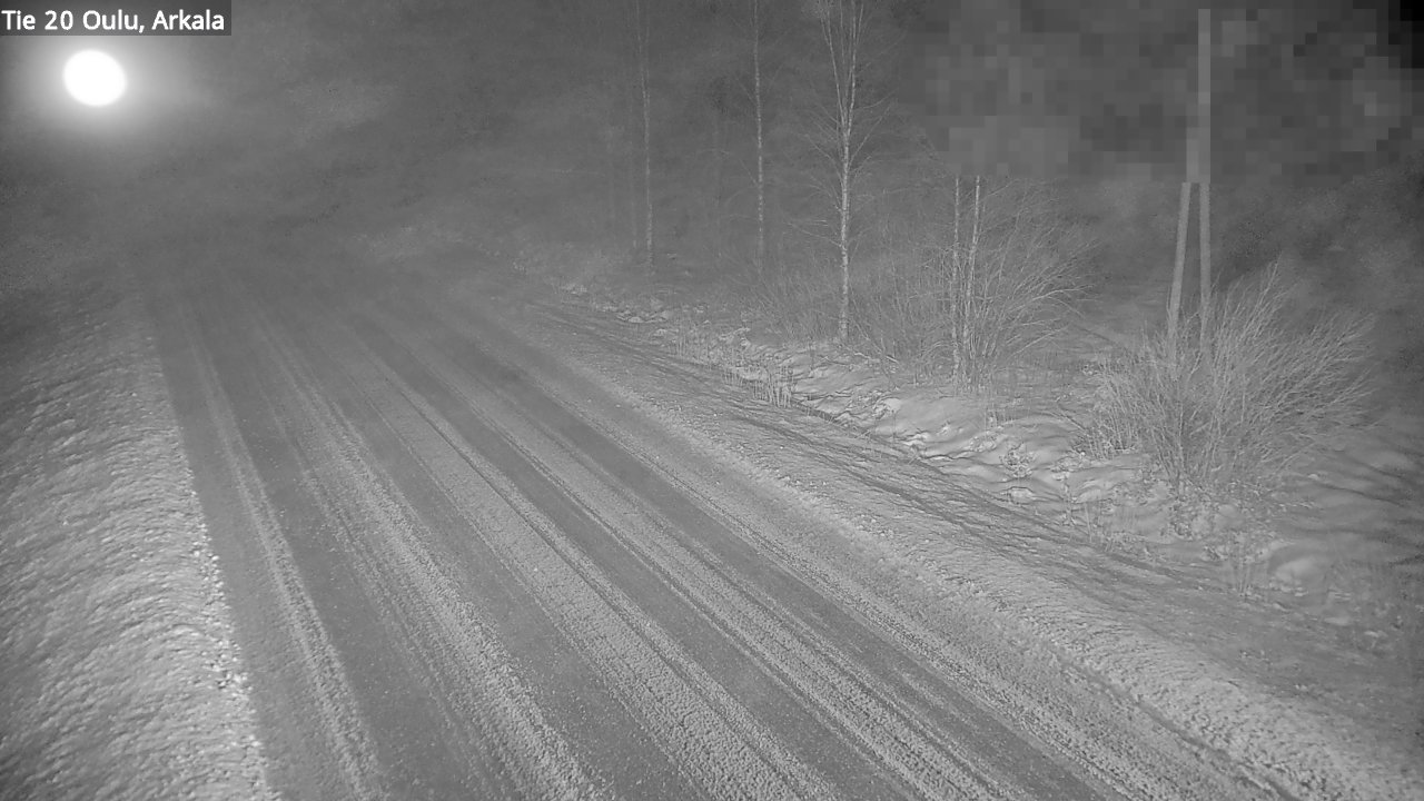 Weather Camera Image Road 20 Oulu, Arkala, Oulu, Pohjois-Pohjanmaa