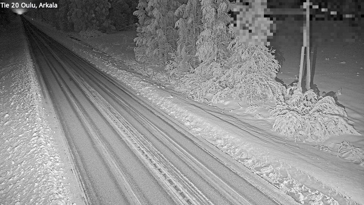 Weather Camera Image Road 20 Oulu, Arkala, Oulu, Pohjois-Pohjanmaa