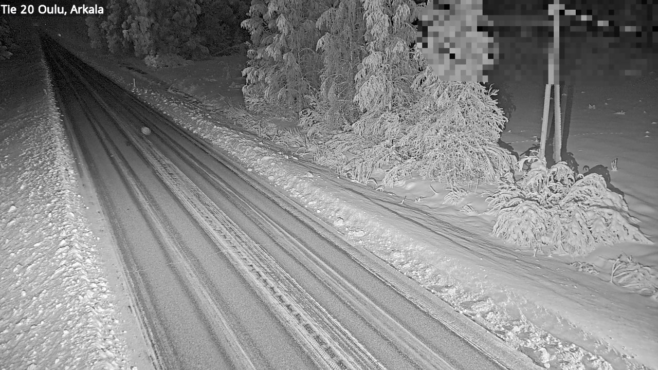 Weather Camera Image Road 20 Oulu, Arkala, Oulu, Pohjois-Pohjanmaa