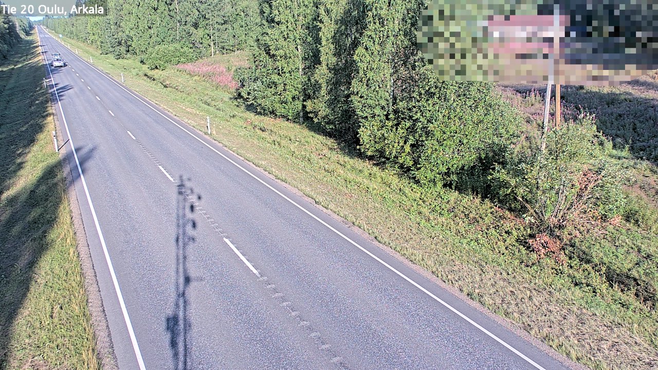 Weather Camera Image Road 20 Oulu, Arkala, Oulu, Pohjois-Pohjanmaa