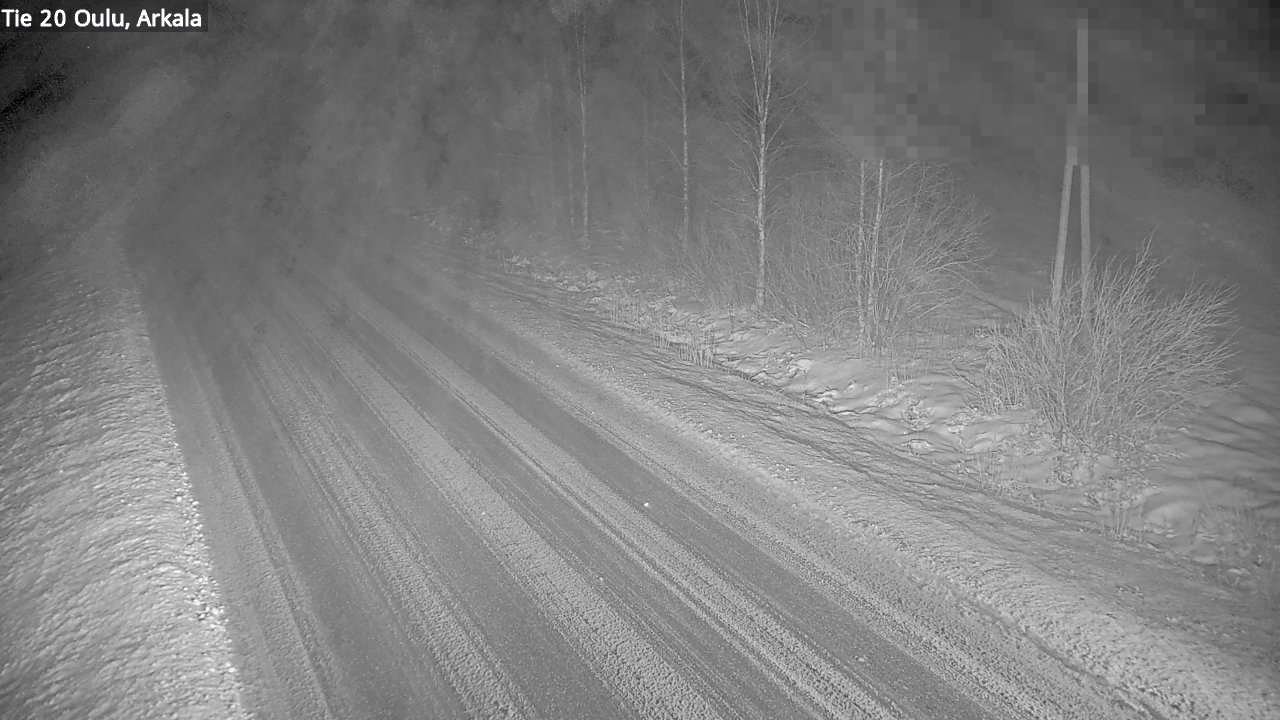 Weather Camera Image Road 20 Oulu, Arkala, Oulu, Pohjois-Pohjanmaa