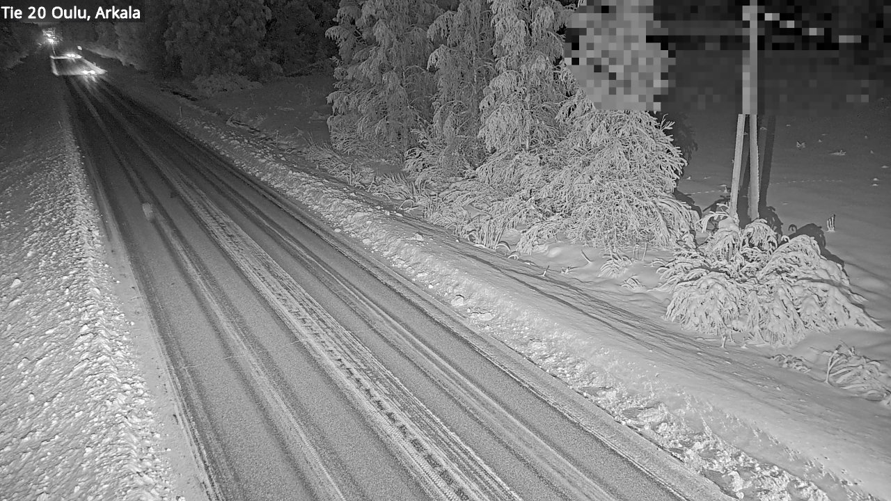 Weather Camera Image Road 20 Oulu, Arkala, Oulu, Pohjois-Pohjanmaa
