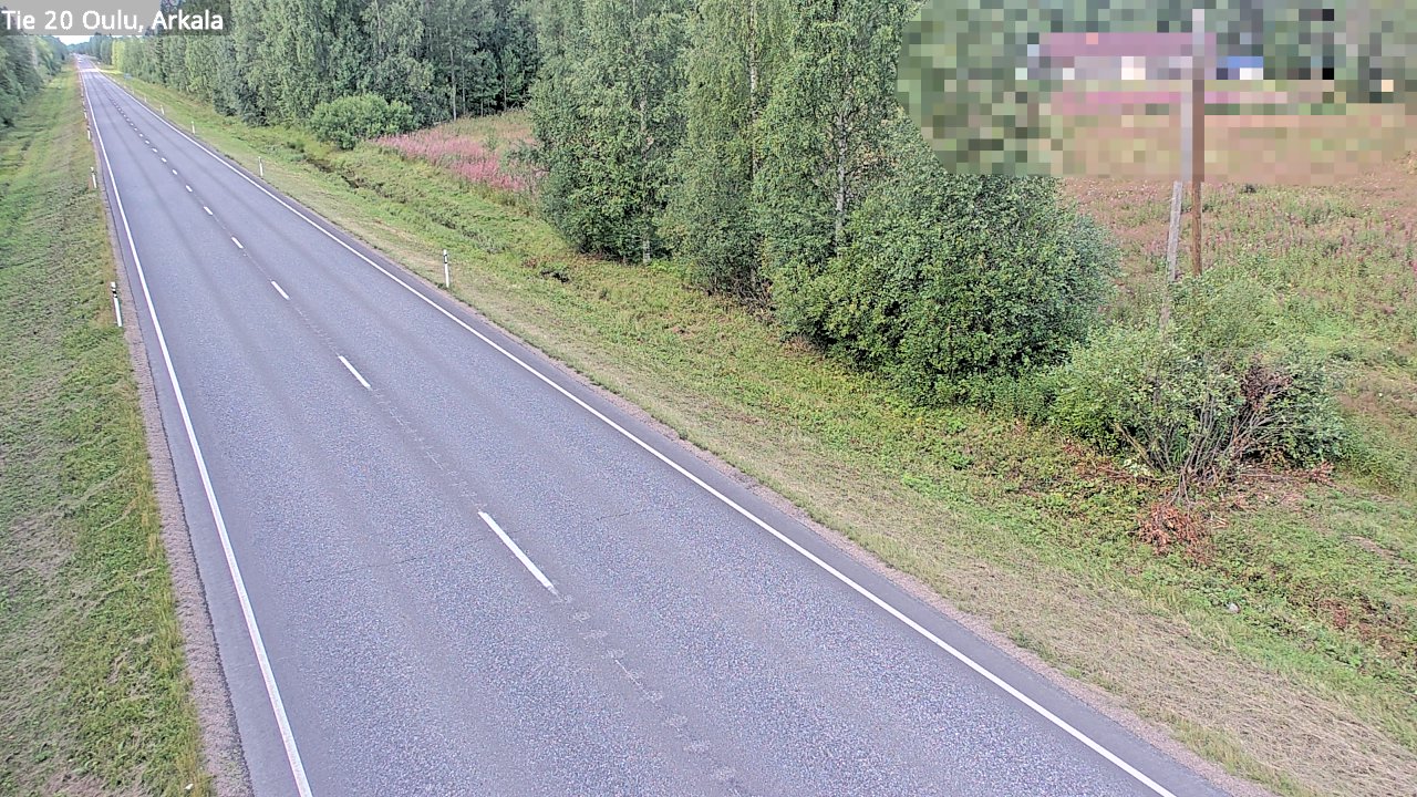 Weather Camera Image Road 20 Oulu, Arkala, Oulu, Pohjois-Pohjanmaa