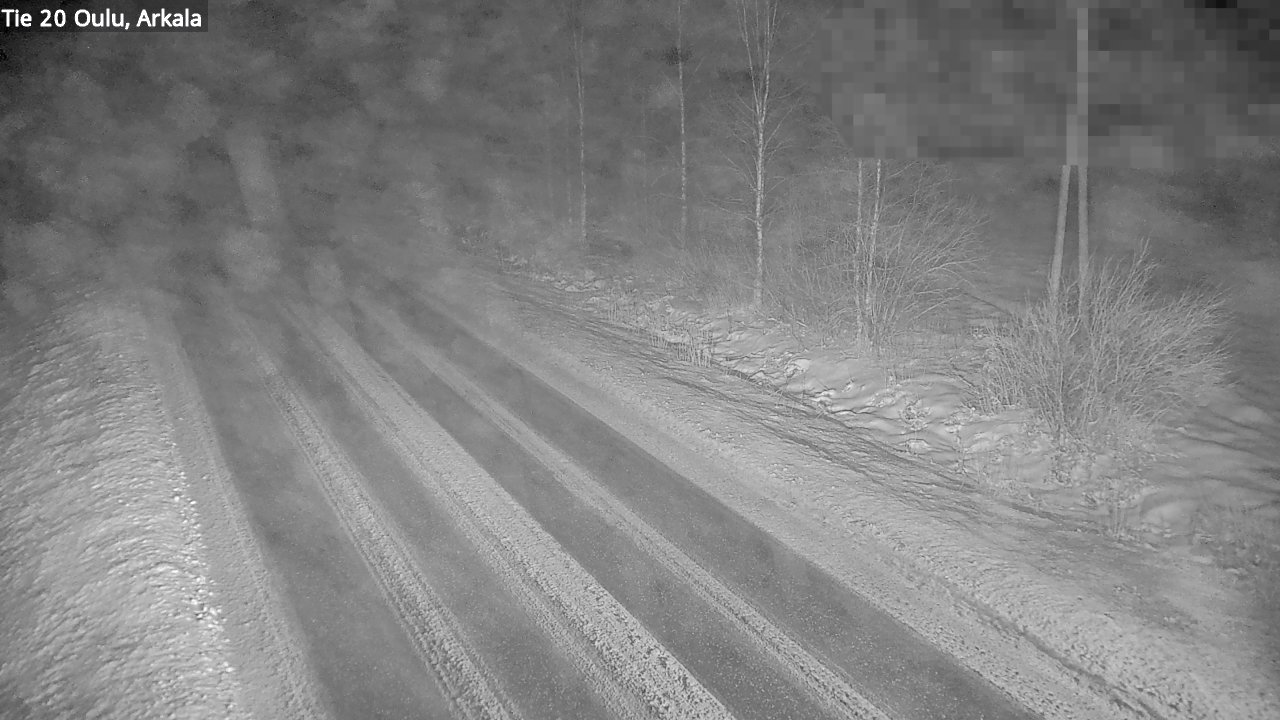 Weather Camera Image Väg 20 Oulu, Arkala, Oulu, Pohjois-Pohjanmaa