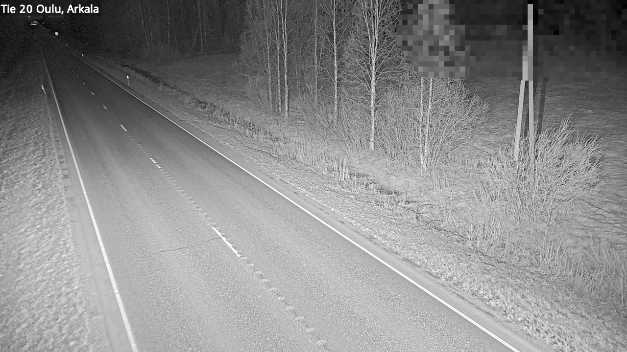 Weather Camera Image Väg 20 Oulu, Arkala, Oulu, Pohjois-Pohjanmaa