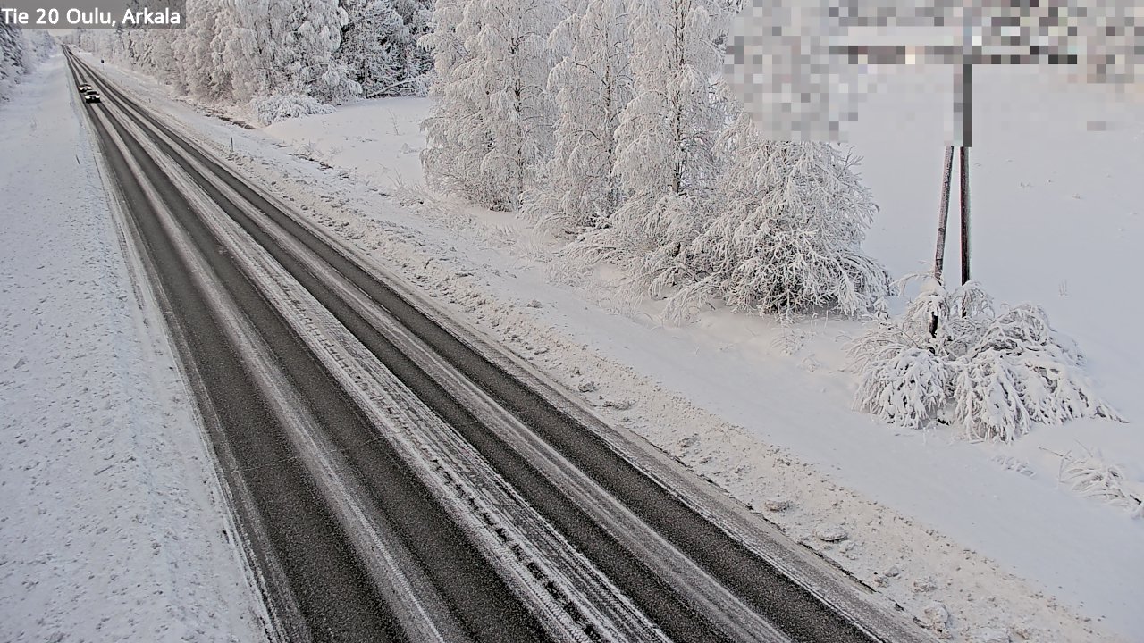 Weather Camera Image Road 20 Oulu, Arkala, Oulu, Pohjois-Pohjanmaa