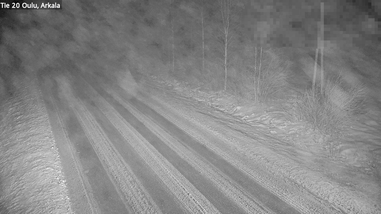 Weather Camera Image Road 20 Oulu, Arkala, Oulu, Pohjois-Pohjanmaa