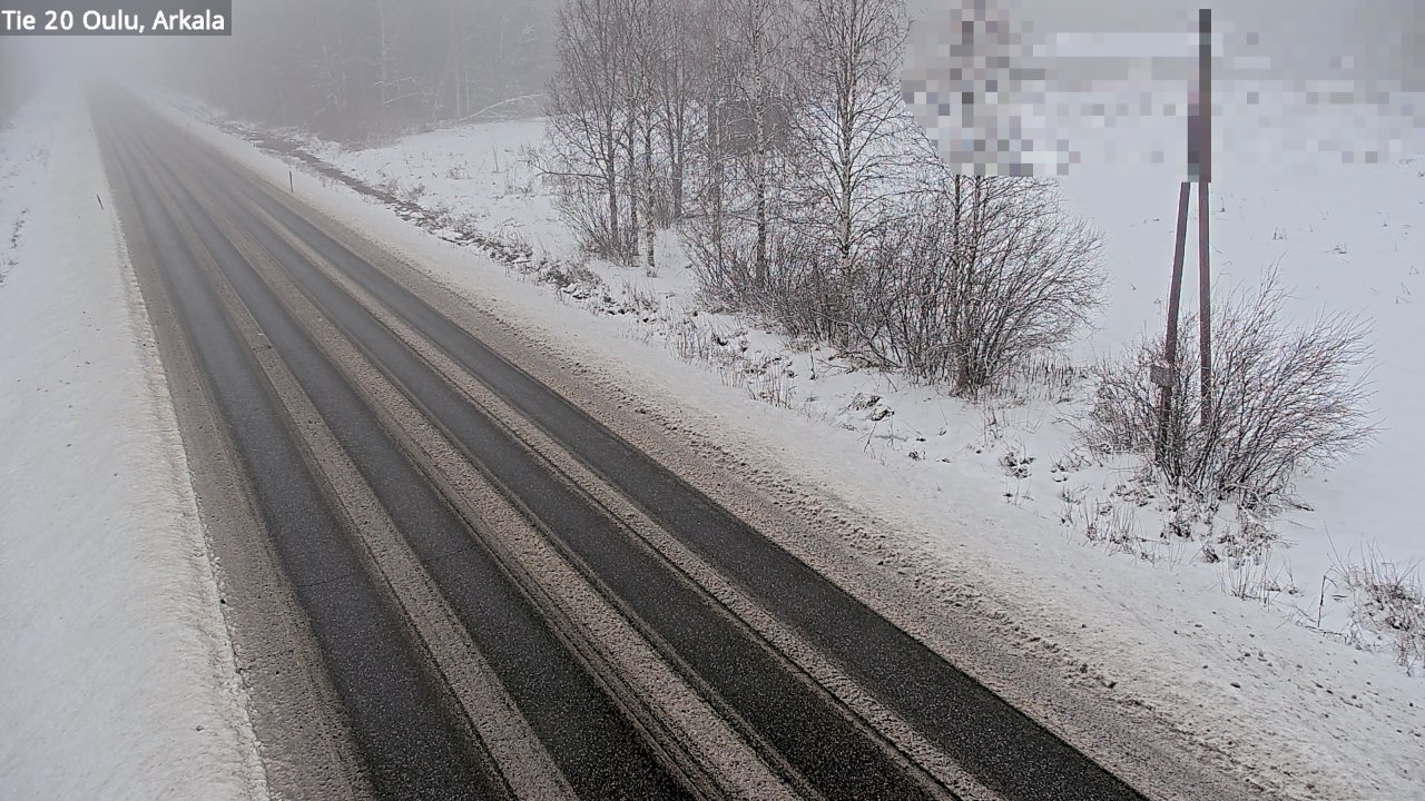 Weather Camera Image Road 20 Oulu, Arkala, Oulu, Pohjois-Pohjanmaa