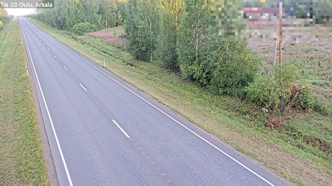 Weather Camera Image Road 20 Oulu, Arkala, Oulu, Pohjois-Pohjanmaa
