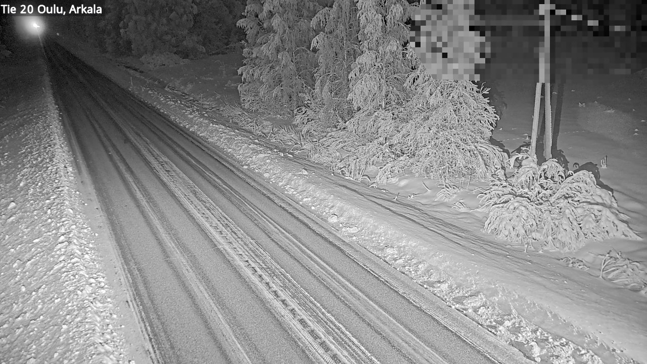 Weather Camera Image Road 20 Oulu, Arkala, Oulu, Pohjois-Pohjanmaa