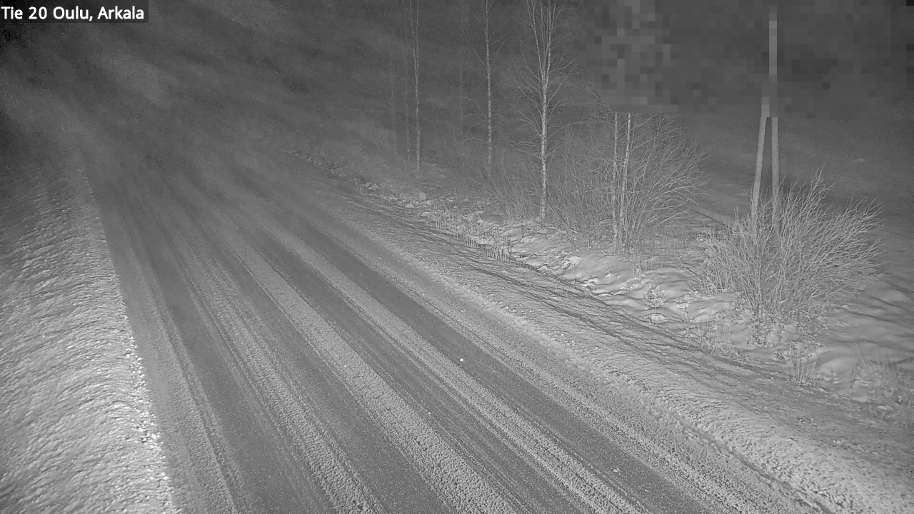 Weather Camera Image Road 20 Oulu, Arkala, Oulu, Pohjois-Pohjanmaa