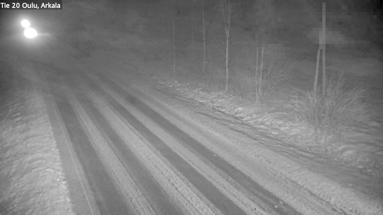 Weather Camera Image Road 20 Oulu, Arkala, Oulu, Pohjois-Pohjanmaa