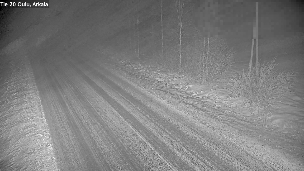 Weather Camera Image Road 20 Oulu, Arkala, Oulu, Pohjois-Pohjanmaa