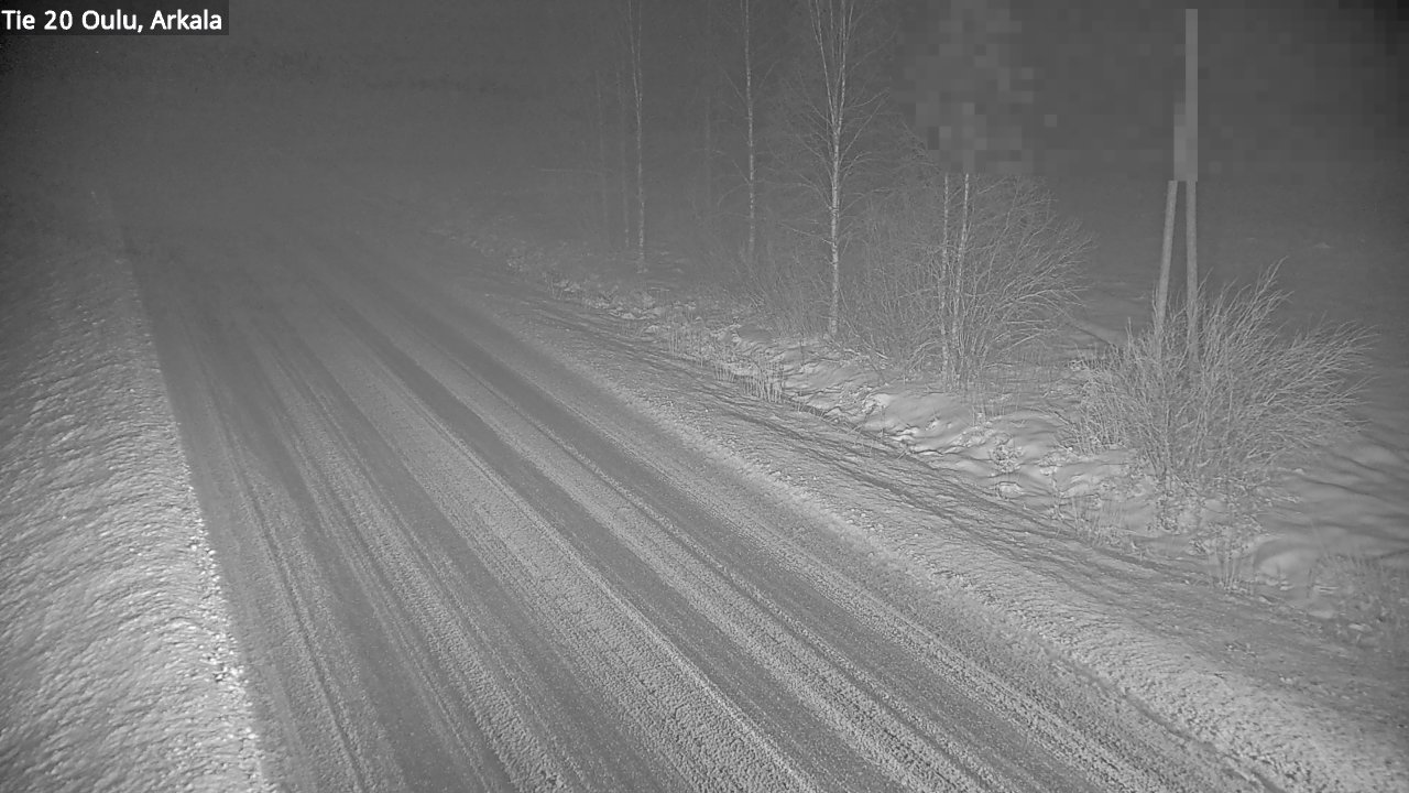 Weather Camera Image Road 20 Oulu, Arkala, Oulu, Pohjois-Pohjanmaa