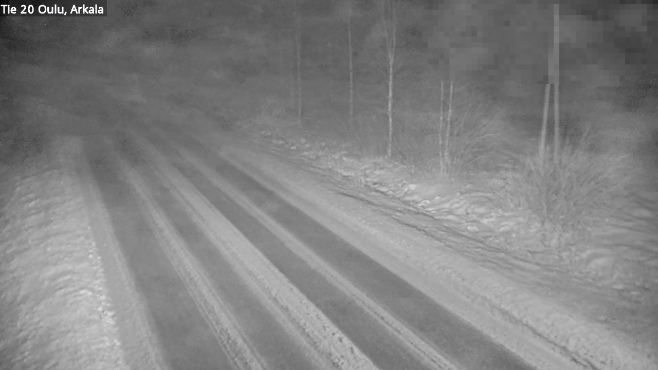 Weather Camera Image Väg 20 Oulu, Arkala, Oulu, Pohjois-Pohjanmaa