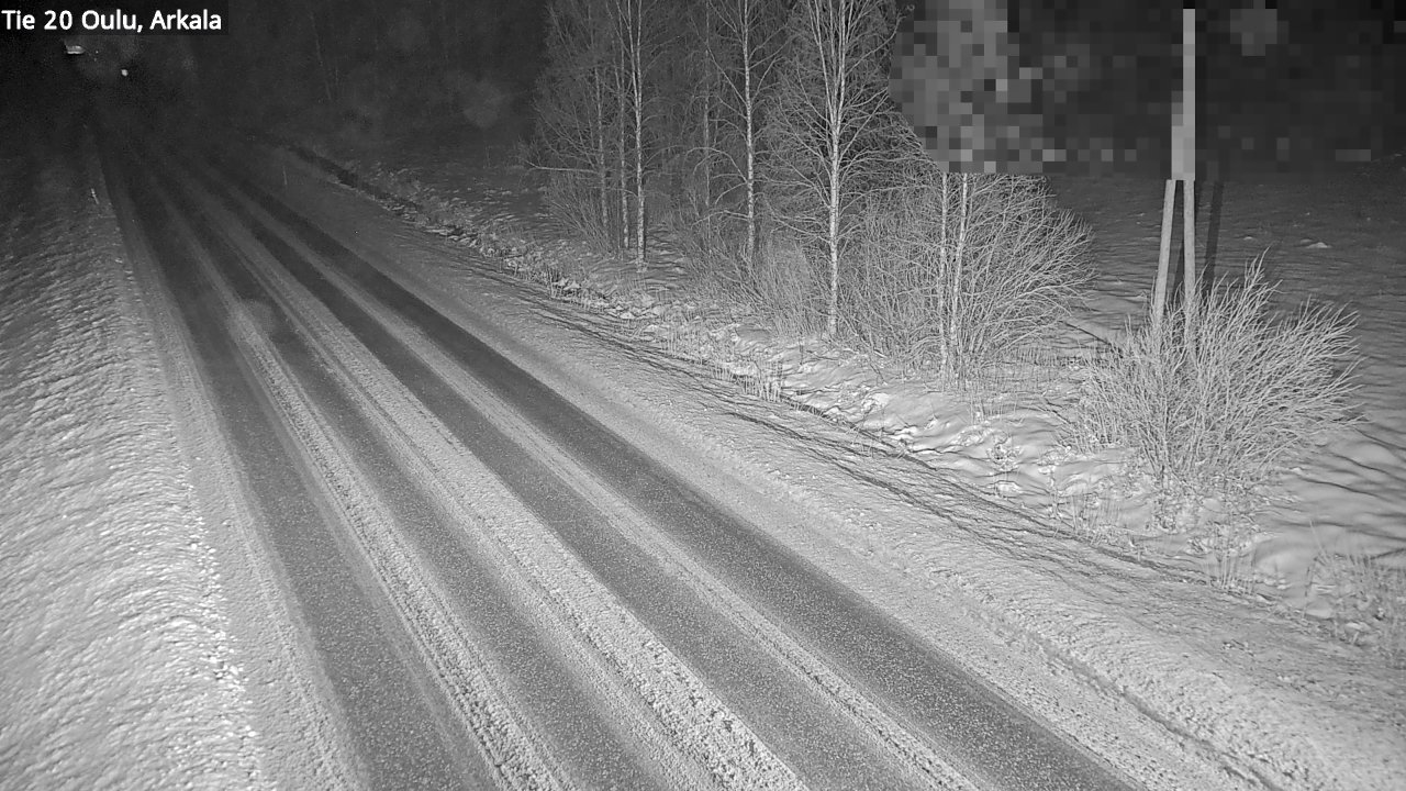 Weather Camera Image Väg 20 Oulu, Arkala, Oulu, Pohjois-Pohjanmaa