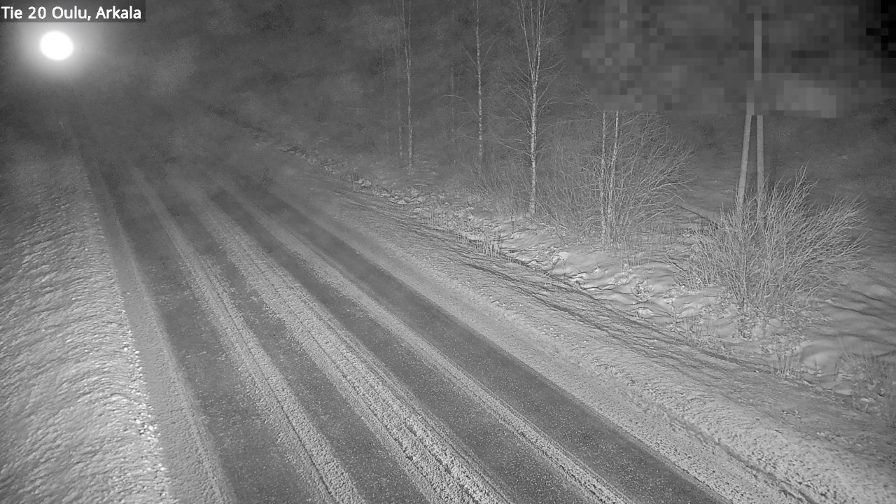 Weather Camera Image Väg 20 Oulu, Arkala, Oulu, Pohjois-Pohjanmaa