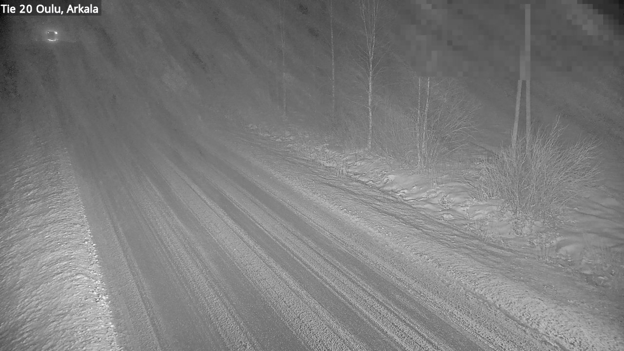Weather Camera Image Road 20 Oulu, Arkala, Oulu, Pohjois-Pohjanmaa