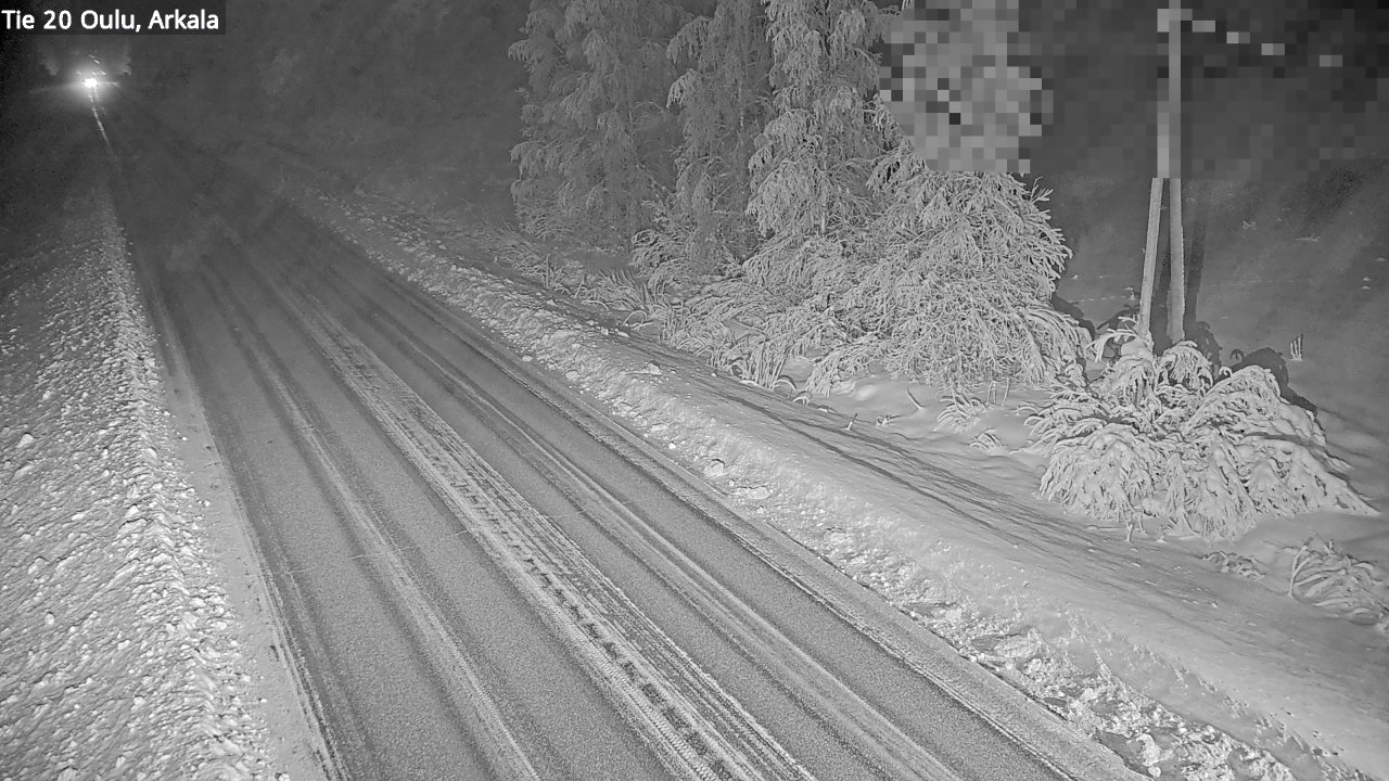 Weather Camera Image Road 20 Oulu, Arkala, Oulu, Pohjois-Pohjanmaa