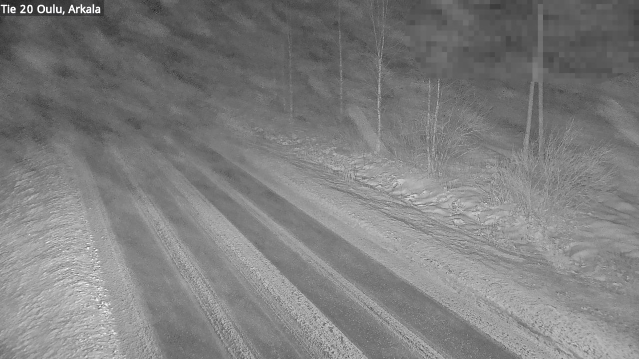 Weather Camera Image Väg 20 Oulu, Arkala, Oulu, Pohjois-Pohjanmaa