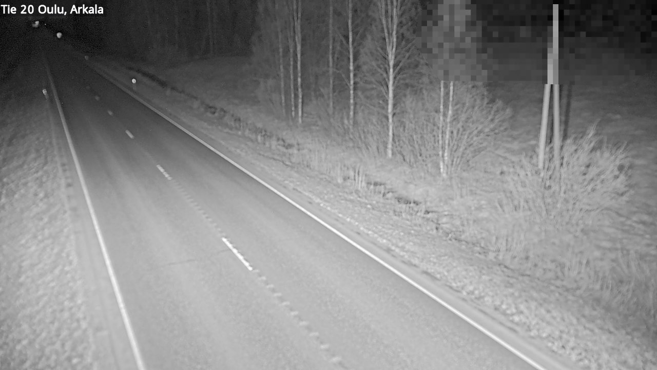 Weather Camera Image Road 20 Oulu, Arkala, Oulu, Pohjois-Pohjanmaa