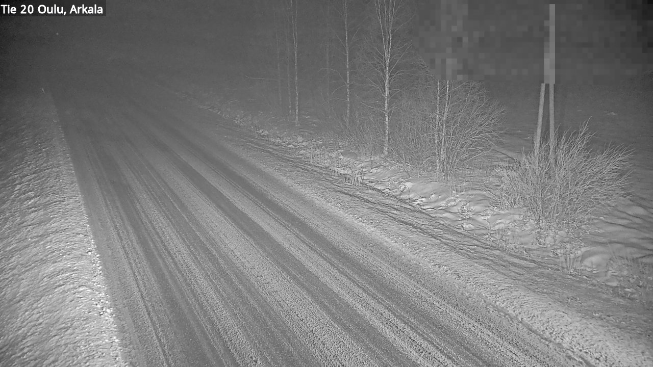 Weather Camera Image Road 20 Oulu, Arkala, Oulu, Pohjois-Pohjanmaa