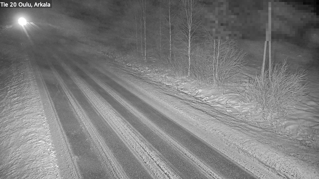 Weather Camera Image Väg 20 Oulu, Arkala, Oulu, Pohjois-Pohjanmaa