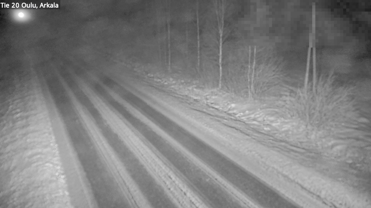 Weather Camera Image Väg 20 Oulu, Arkala, Oulu, Pohjois-Pohjanmaa