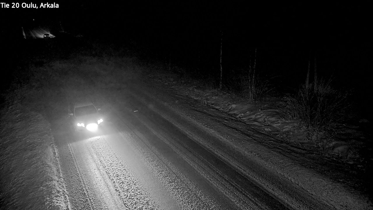 Weather Camera Image Road 20 Oulu, Arkala, Oulu, Pohjois-Pohjanmaa