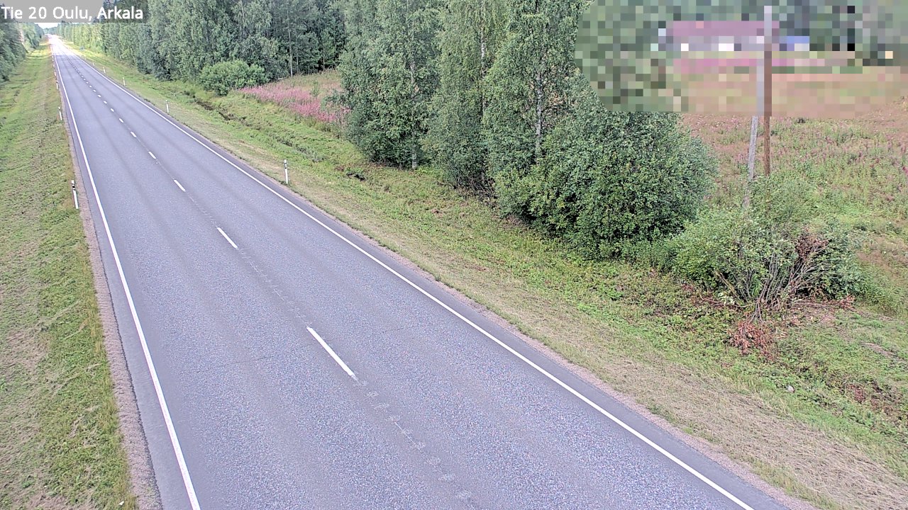 Weather Camera Image Road 20 Oulu, Arkala, Oulu, Pohjois-Pohjanmaa