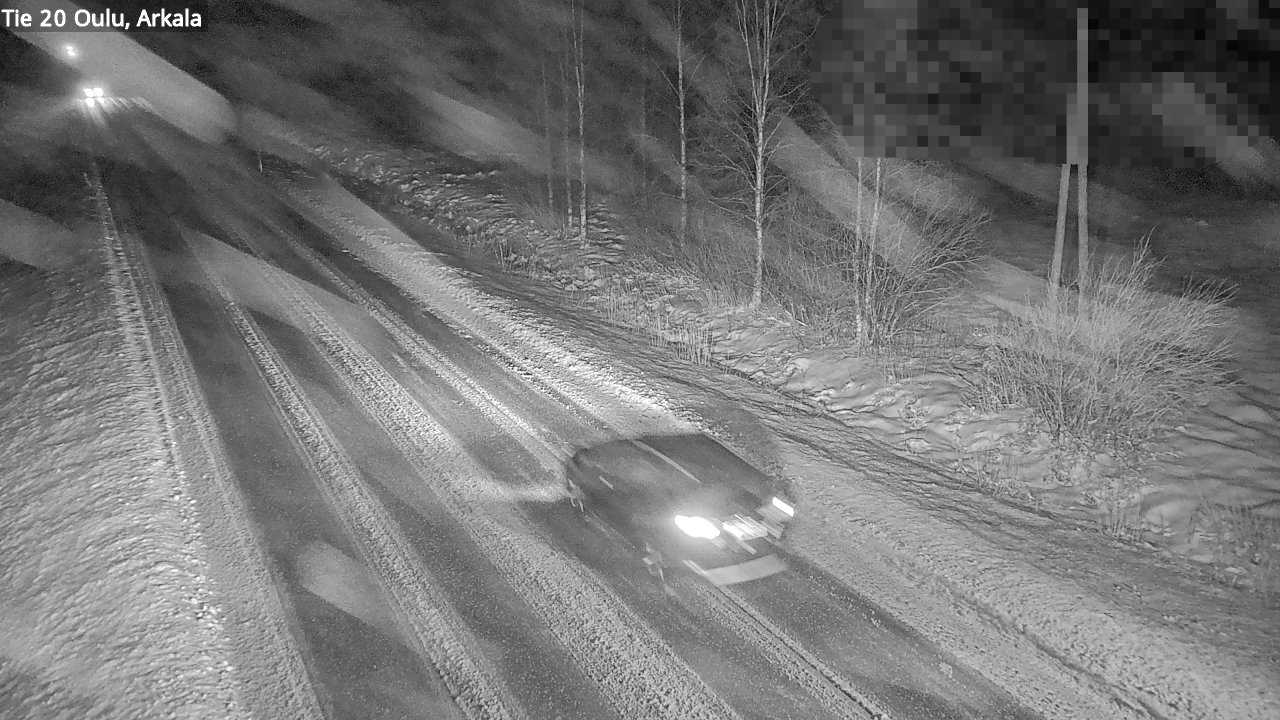 Weather Camera Image Väg 20 Oulu, Arkala, Oulu, Pohjois-Pohjanmaa