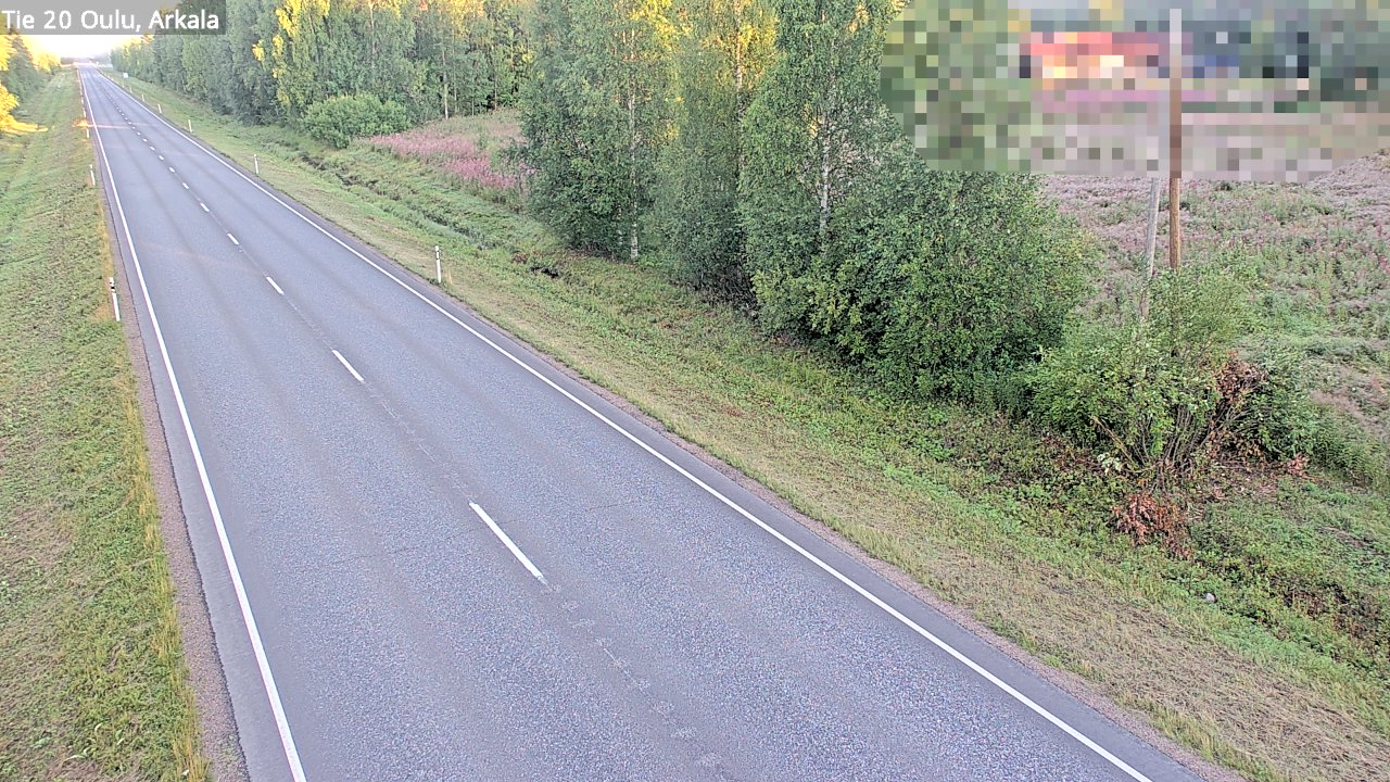 Weather Camera Image Road 20 Oulu, Arkala, Oulu, Pohjois-Pohjanmaa