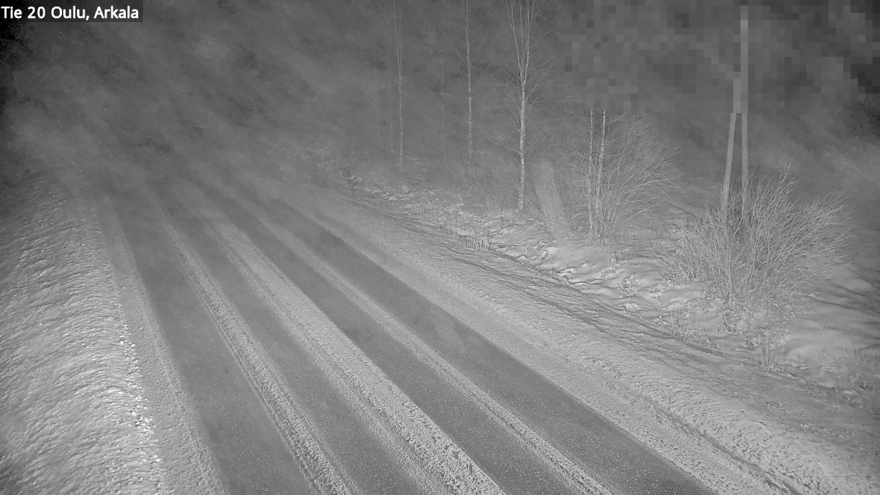 Weather Camera Image Väg 20 Oulu, Arkala, Oulu, Pohjois-Pohjanmaa
