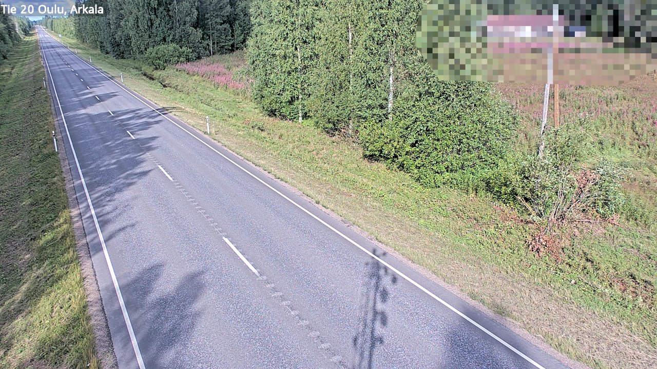 Weather Camera Image Road 20 Oulu, Arkala, Oulu, Pohjois-Pohjanmaa