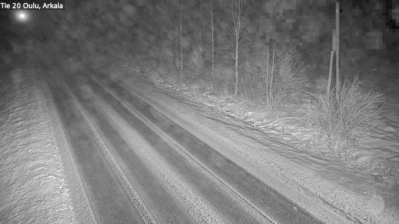 Weather Camera Image Väg 20 Oulu, Arkala, Oulu, Pohjois-Pohjanmaa