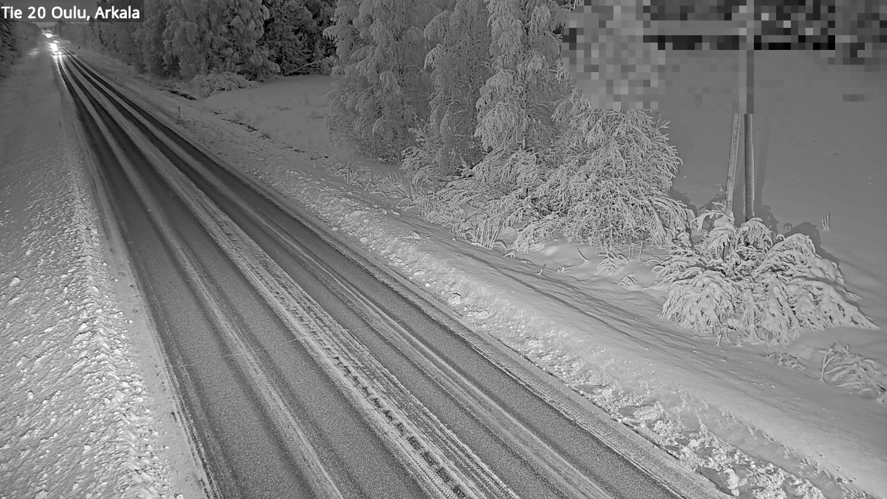 Weather Camera Image Road 20 Oulu, Arkala, Oulu, Pohjois-Pohjanmaa
